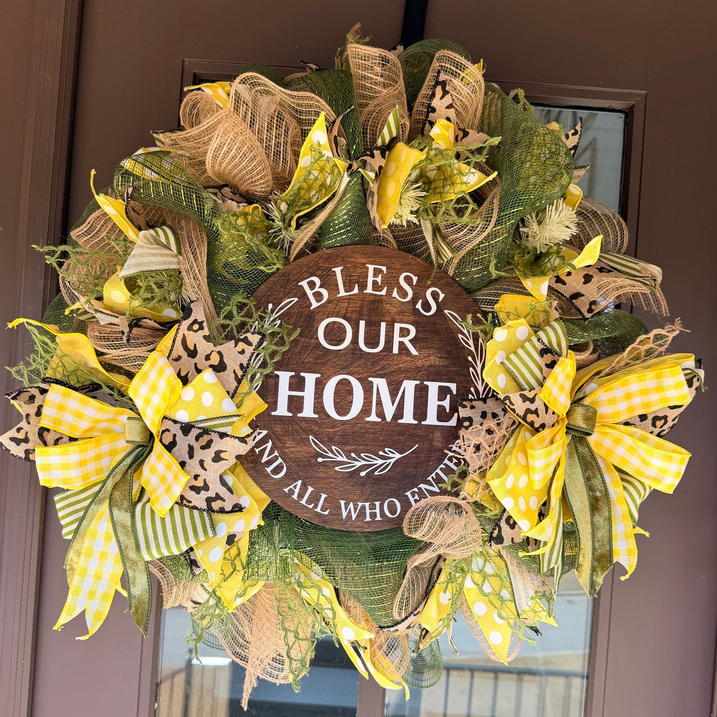 Luxury Mesh Front Door Wreath for Realtors | Closing Gift Idea | Designer Porch Decor (REALTORS ONLY)
