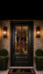 Luxury Front Door Swag Wreath with Red Ribbon | Designer Porch Decor | Fuzzy’s World
