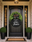 Luxury Christian Front Door Wreath | "Weapons May Form, But They Won't Prosper in This Home" | Everyday Door Hanger