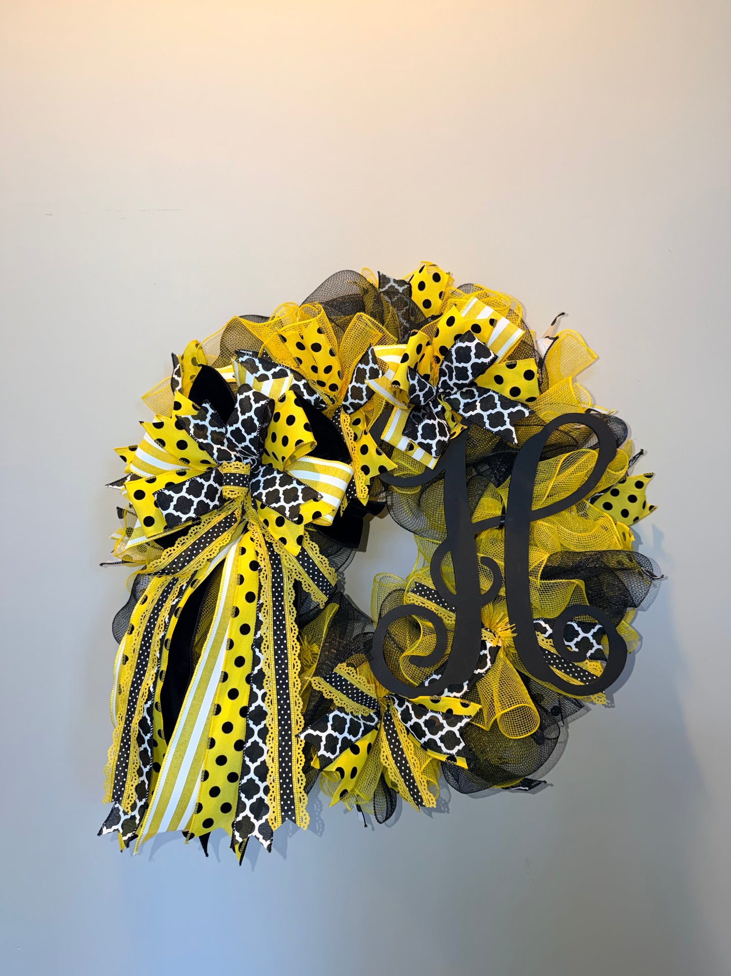 Bold Luxe Monogram Wreath Set