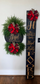 Blessed & Highly Favored Luxury Greenery Wreath | Interchangeable Holiday Bow Front Door Wreath | Black, Tan & Leopard Home Décor