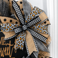 Luxury Home Sweet Home Mesh Wreath | Neutral Black, Gray & Leopard Front Door Wreath | Farmhouse Porch Decor