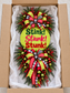 Grinch-Inspired Christmas Wreath | Stink Stank Stuck Door Décor