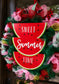 Watermelon Summer Mesh Wreath with Matching Door Leaner | Luxury Summer Front Door Decor | Fuzzy’s World