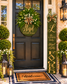 Blessed & Highly Favored Luxury Door Hanger with Door Leaner
