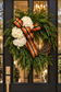 Autumn After Dark Luxury Wreath | Black, Burnt Orange & Gold Hydrangea Front Door Wreath