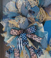 Luxury Navy Blue Home Sweet Home Mesh Wreath | Leopard Ribbon Front Door Wreath | Fuzzy’s World