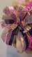 Hope For A Cure Breast Cancer Awareness Mesh Wreath | Pink Leopard Front Door Wreath | Support Ribbon Wreath | Luxury Awareness Decor